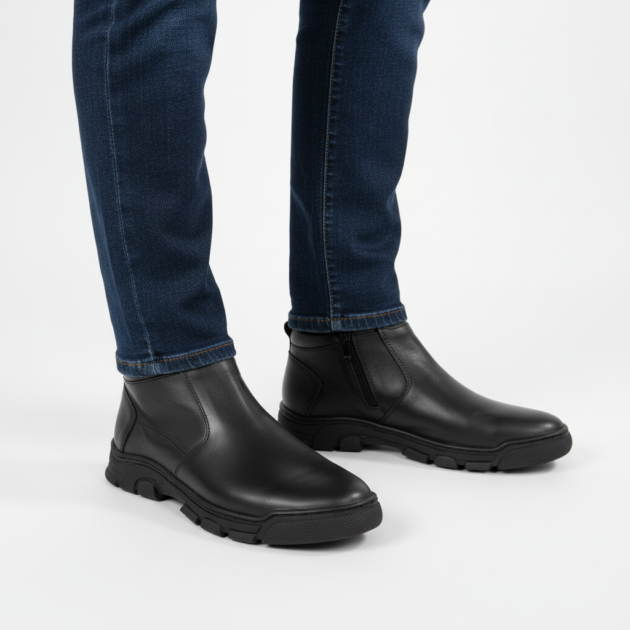 Black Comfort Boots